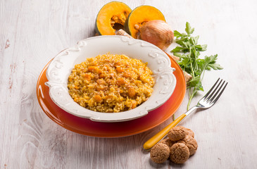 risotto with pumpkin 