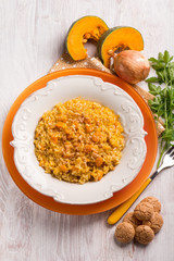 risotto with pumpkin 
