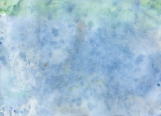 Abstract watercolor background. Watercolor painting.Hand drawing watercolor. Blue watercolor background. Watercolor background.