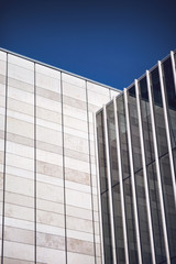Modern Office Building with Tile and Glass Facade