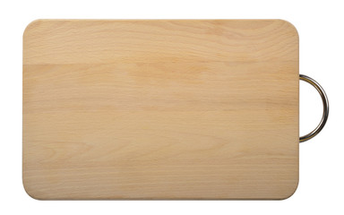 Chopping board isolated on white