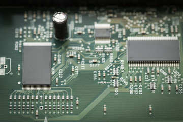 circuit board close up