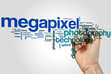 Megapixel word cloud