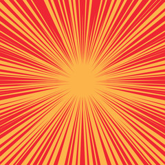 Obraz premium Bright burst background retro comic pop art