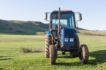 Obraz premium agricultural machinery for spring field work