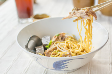 duck noodle delicious Chinese style