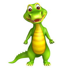 cute Aligator cartoon charcter
