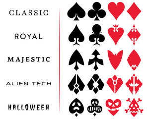 Playing Card Vector Symbols