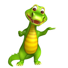 cute Aligator cartoon charcter