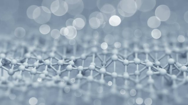 Vibrating grid. Close-up shot with shallow DOF. Seamless loop 3D render animation. 4k UHD (3840x2160)
