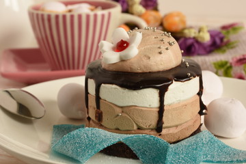 cup of coffee and cake