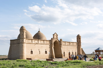 Fototapeta na wymiar The mausoleum of Arystan Bab, South Kazakhstan