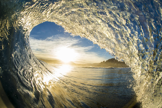 Close-up of a wave breaking, Buchupureo, Chile