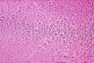 water drop on mirror