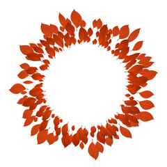 wreath of leaves