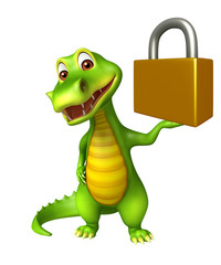 cute Aligator cartoon character