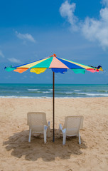 umbrella on beach