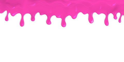 flowing paint pink