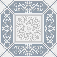 Seamless damask pattern.