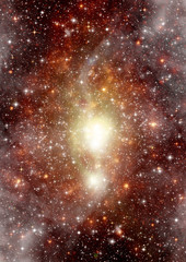 galaxy in a free space