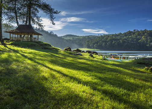 Lakeside view, West Java, Indonesia