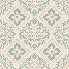 Seamless damask pattern.