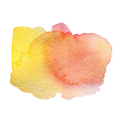 pink yellow watercolor background