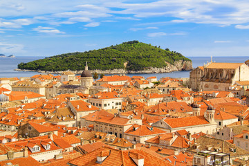 Naklejka na ściany i meble Dubrovnik View, Croatia