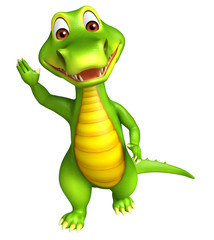cute Aligator cartoon charcter