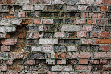 Very old brick wall