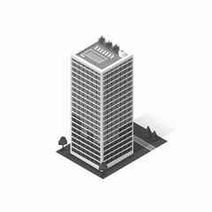 Skyscrapers House Building Icon