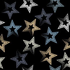 Obraz premium Seamless universal pattern. Stars