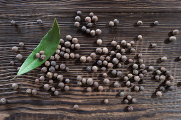 allspice and bay leaf