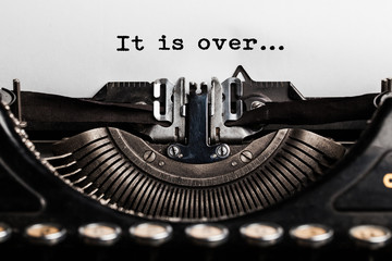 It is over writen by a typewriter