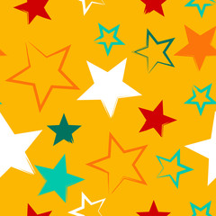 Seamless universal pattern. Stars