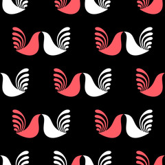 Geometric birds pattern