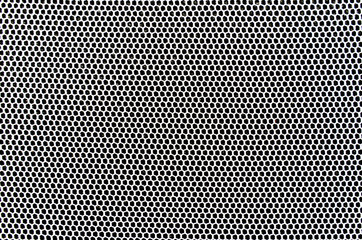 texture of white mesh and black background
