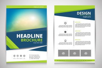 Abstract vector modern flyers brochure / annual report /design templates / stationery with white background in size a4