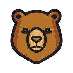 Bear vector icon