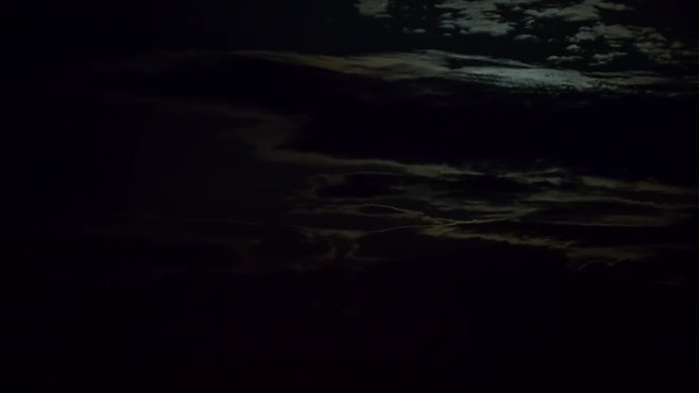 Moon rise from the mountain timelapse