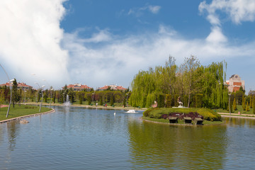 Fototapeta premium Lake in Kentpark