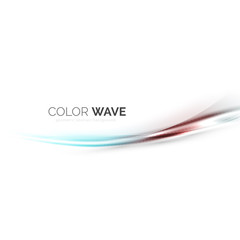 Elegant light smooth wave