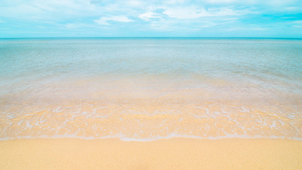 Beautiful beach sea summer