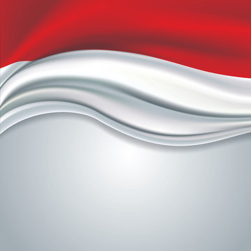 Vector indonesia flag