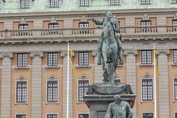  Historical monument in Stockholm, Sweden