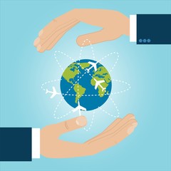 Earth aircraft ways care