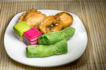 Malaysia popular assorted sweet dessert or simply known as kuih.