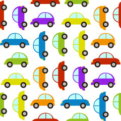 Naklejka premium seamless pattern with car