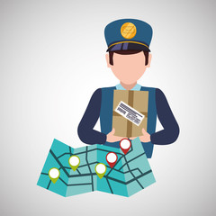 Delivery design. shipping  icon. White background 