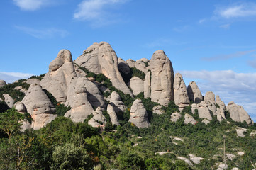 Fototapeta premium Mountain of Montserrat, Barcelona, Spain